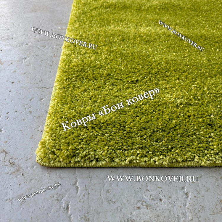 Витебский Ковер С Длинным Ворсом Зеленый