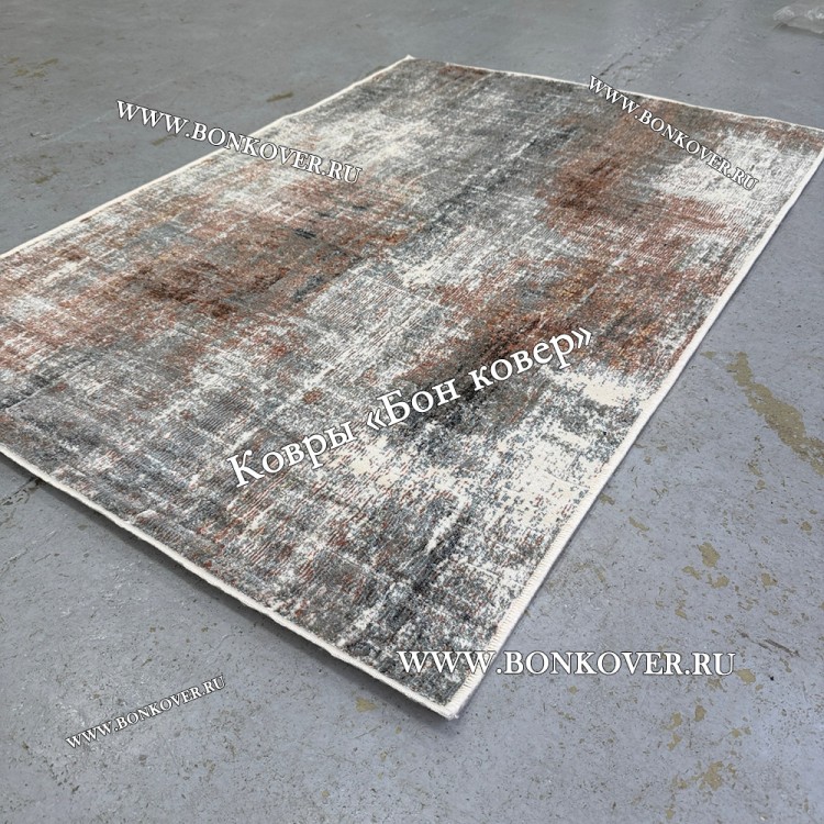 Бельгийский ковер из артшелка дизайн 106 Разноцветный